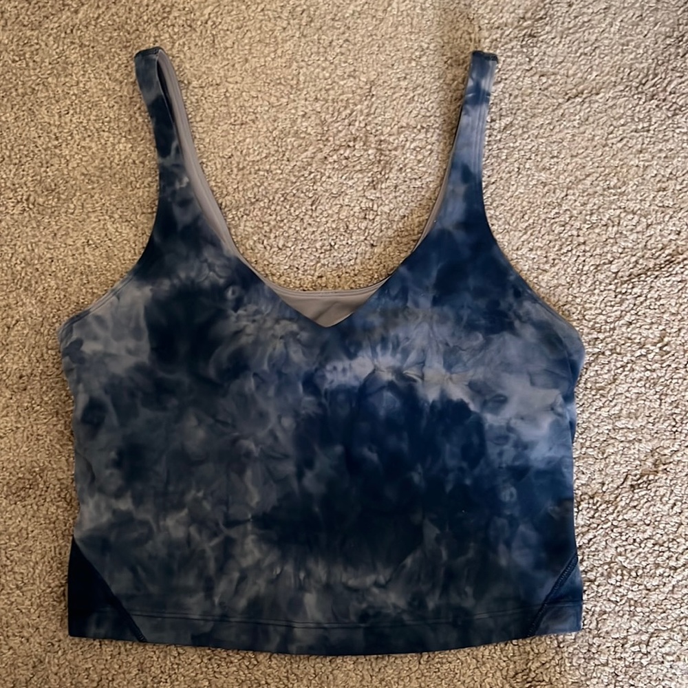 Lululemon Align Tank, Color: Navy Diamond Dye, Size: 8